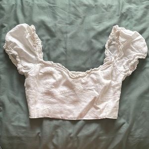 Aritzia Wilfred Cropped Top